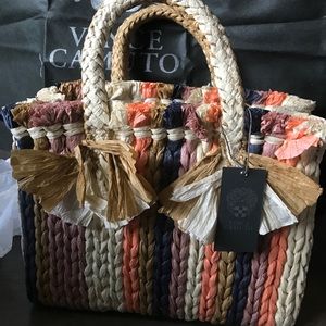 Small Emei Straw Satchel